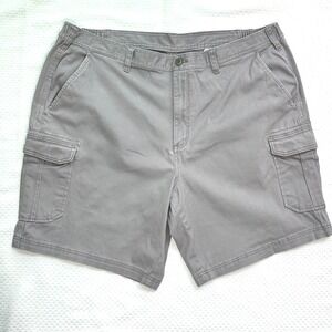 Men's Berkeley cargo shorts  Sz 42, 6 pockets gray hiking short outdoors